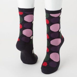 Uniqlo x Marimekko Socks Heattech Black
